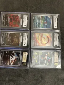 Pokemon TCG Japanese CGC Graded Art Rare Holo Card Lot - 6 bug theme #B2 - Image 1