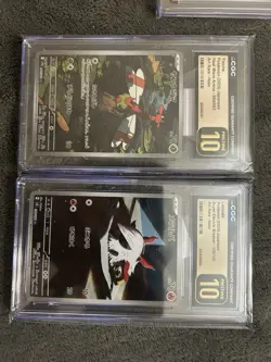 Pokemon TCG Japanese CGC Graded Art Rare Holo Card Lot - 6 bug theme #B2 - Image 2