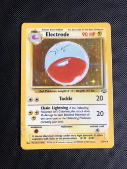 Electrode Holo Pokemon Card - Jungle 2/64 - Unlimited Rare Holo WOTC MP - Image 1