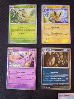 Prismatic Evolutions Complete 9 Card Eeveelution Set - Pokemon TCG - Image 2