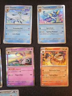 Prismatic Evolutions Complete 9 Card Eeveelution Set - Pokemon TCG - Image 3