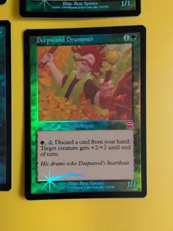 Deepwood Drummer x4. Playset Mercadian Masques. FOIL. Magic the Gathering Card. - Image 2