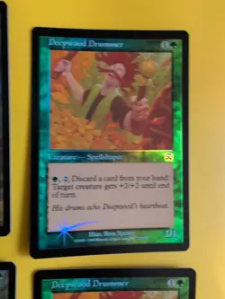 Deepwood Drummer x4. Playset Mercadian Masques. FOIL. Magic the Gathering Card. - Image 4