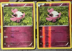 Pokemon TCG - 2x SPRTIZEE - X&Y Base Set 92/146 Reverse Holo Common Cards - VLP - Image 1
