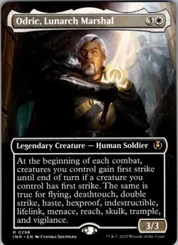 Magic | INR | Odric, Lunarch Marshal (Borderless) | 298 | NM - Image 1
