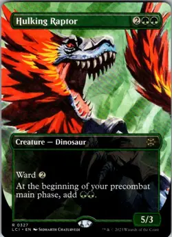 Magic | LCI | Hulking Raptor (Borderless) | 327 | NM - Image 1