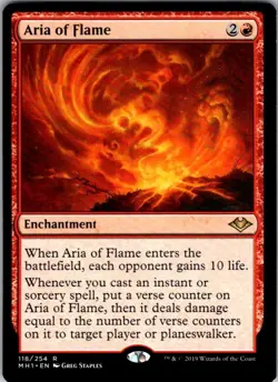 Magic | MH1 | Aria of Flame | 118 | NM - Image 1