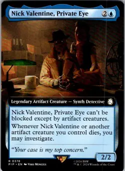 Magic | PIP | Nick Valentine, Private Eye (Extended Art) | 378 | NM - Image 1
