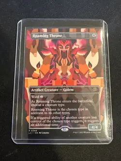 Roaming Throne (Borderless) #344 (NM) Lost Caverns of Ixalan LCI Magic MTG - Image 1