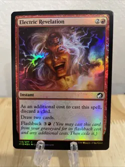 MTG Electric Revelation FOIL #135/277 Innistrad: Midnight Hunt Common MID NM/M - Image 1