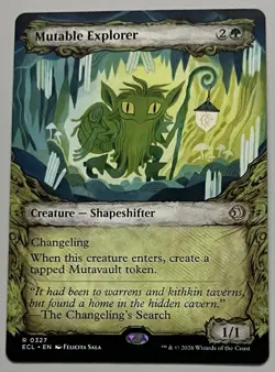 MTG Lorwyn Eclipsed Mutable Explorer Creature RARE REGULAR #0327 - Image 1