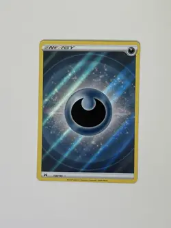 Pokemon TCG SWSH Crown Zenith Darkness Energy 158/159 Textured Foil Card - Image 1