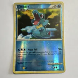 Pokemon Totodile 74/95 Call of Legends Reverse Holo Basic Common 60 HP - 2011 - Image 1