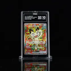 POKEMON JAPANESE M3-NULLIFYING ZERO SPECIAL ART RARE #114 MEOWTH EX TAG 10 (971) - Image 1