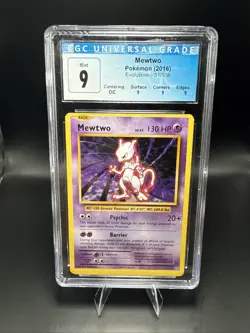Pokemon 2016 Mewtwo Pokemon 51/108 Evolutions CGC 9 - Image 1