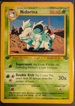 NIDORINA Pokemon TCG Jungle 40/64 1st Edition Non Holo 🍃 - Image 1