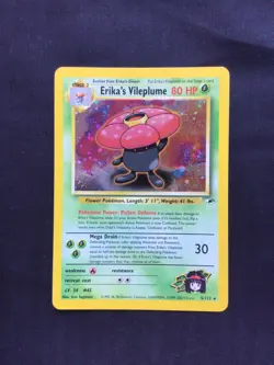 Pokemon Cards: Gym Heroes Rare Holo: Erika's Vileplume 5/132 - Image 1