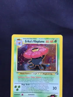 Pokemon Cards: Gym Heroes Rare Holo: Erika's Vileplume 5/132 - Image 2