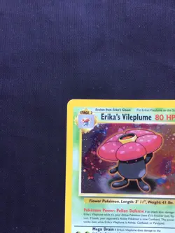 Pokemon Cards: Gym Heroes Rare Holo: Erika's Vileplume 5/132 - Image 3