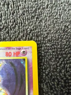 Alakazam Holo 1/102 – Base Set – Vintage Pokemon Card – Original WotC - Image 4
