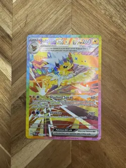 Pokemon Jolteon ex 153/131 Prismatic Evolutions Full Art Holo SIR English 2023 - Image 1