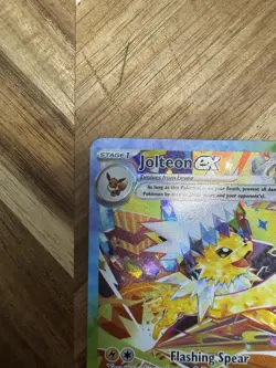 Pokemon Jolteon ex 153/131 Prismatic Evolutions Full Art Holo SIR English 2023 - Image 3