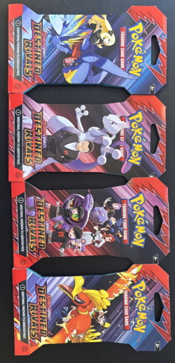 Destined Rivals Sleeved Booster Pack Art Set (4) SV10 Pokemon TCG Sealed - Image 1