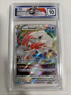 2022 Pokemon Hisuian Zoroark Vstar Promo #swsh298 HGC 10 (sb4) - Image 1