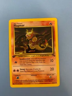 Magmar 39/62 | Fossil 1st Edition | Pokemon TCG Uncommon NM/ LP - Image 1