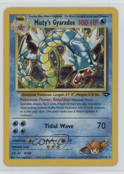Misty's Gyarados Holo Pokemon Gym Challenge #13 2000 - Image 1