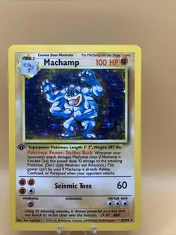 Machamp First Edition Vintage Pokemon! - Image 1