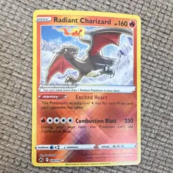 Pokemon Radiant Charizard SV: Paldean Fates Radiant Holo 020/159 160 HP Basic - Image 1