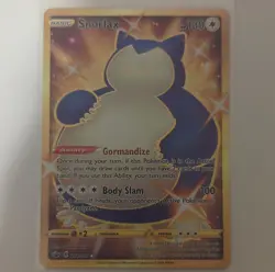 Pokemon Snorlax Secret Rare Full Art Holo Ability 224/198 Chilling Reign 2021 - Image 1