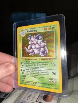 Pokemon TCG Nidoking Base Set Holo Rare 11/102 1999 Wizards Copyright - Image 2