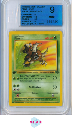PINSIR POKEMON 25 2000 JUNGLE NON-HOLO DEUTSCH EGS 9 - Image 1