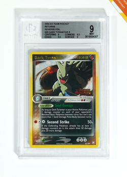 Pokemon BGS 9 Dark Tyranitar #20 Reverse Foil Team Rocket Returns 2004 English - Image 1
