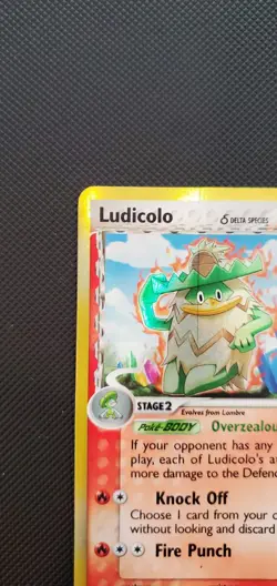 Pokemon TCG Ludicolo Single Delta Species/Holo Crystal Guardians 6/100 VLP 6/100 - Image 2