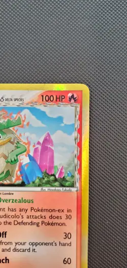 Pokemon TCG Ludicolo Single Delta Species/Holo Crystal Guardians 6/100 VLP 6/100 - Image 3