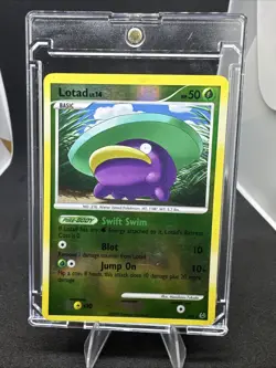 Pokemon Lotad SH4-12 Platinum Shiny Holo Rare Reverse Holo 2009 - Image 1