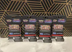 Pokemon TCG - PHANTASMAL FLAMES - Sleeved Booster Pack COMPLETE ART SET - 4Packs - Image 2