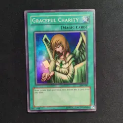 Yu-Gi-Oh! TCG Graceful Charity Super Rare Starter Deck Pegasus SDP-040 Unlimite… - Image 1