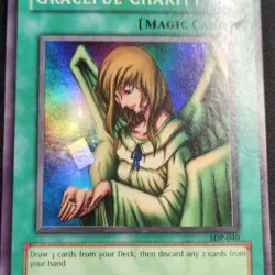 Yu-Gi-Oh! TCG Graceful Charity Super Rare Starter Deck Pegasus SDP-040 Unlimite… - Image 2