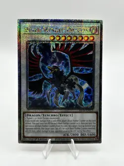 Yugioh! 1x Black-Winged Dragon MP24-EN028 Quarter Century Secret Rare 1st Ed NM - Image 1