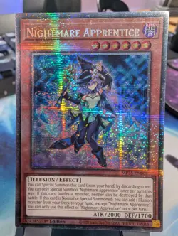 YuGiOh! Nightmare Apprentice MP25-EN004 Starlight Rare 1st Ed* - Image 1