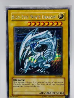 Yu-Gi-Oh! PSA 9 MINT Blue-Eyes White Dragon DDS-001 - Image 2