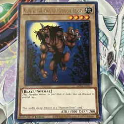 Gazelle the King of Mythical Beasts - MZMI-EN041 - Rare 1st Edition Yugioh M/NM - Image 1