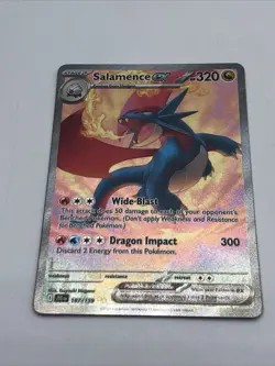 B6 Pokemon Secret Illustration Rare Salamence ex 187/159 Sv09: Journey Together - Image 1