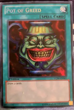 Yugioh Pot of Greed - LCJW-EN061 LP Secret Rare Tcg - Image 2