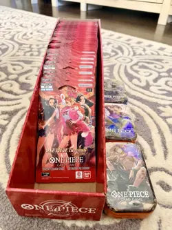 One Piece EB03 Heroines English Edition 37x Booster Packs And 3x Volume 2 Tins. - Image 1