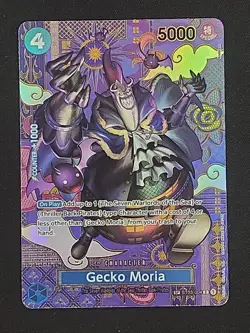 Gecko Moria Sec ST03-004 SP Special Alternate Art Card From One Piece TCG OP08 - Image 1